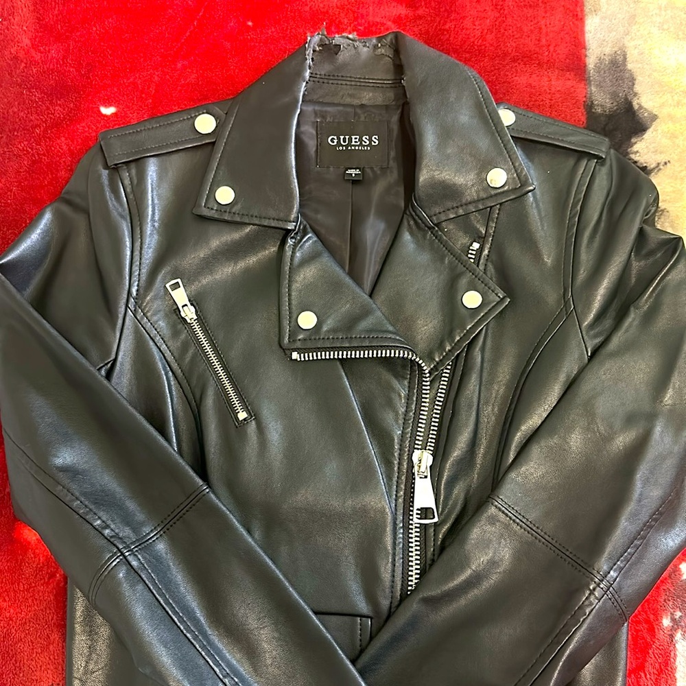 Authentic Guess Leather Jacket - image 2